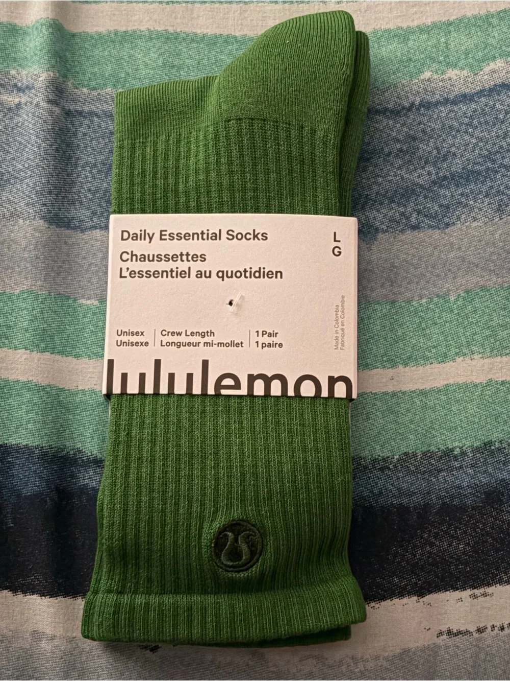 lululemon athletica Unisex Daily Essential Crew Socks - Green